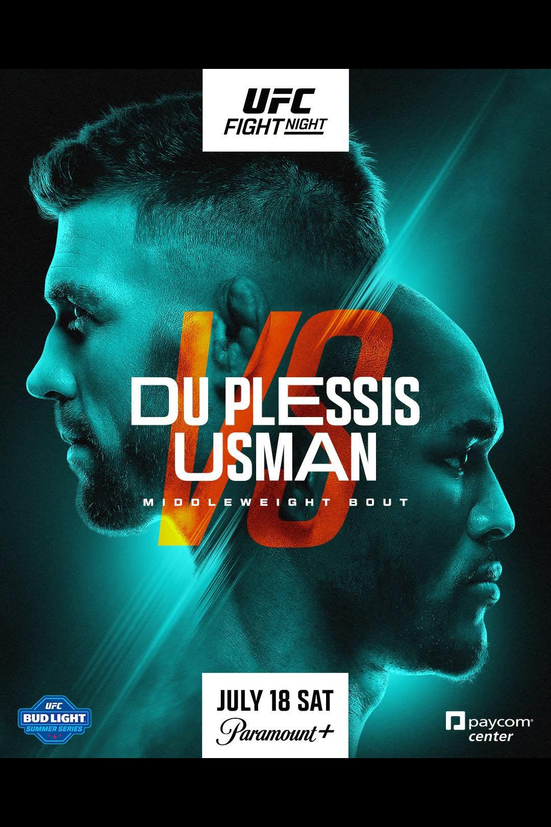 UFC Fight Night: Du Plessis vs. Usman poster